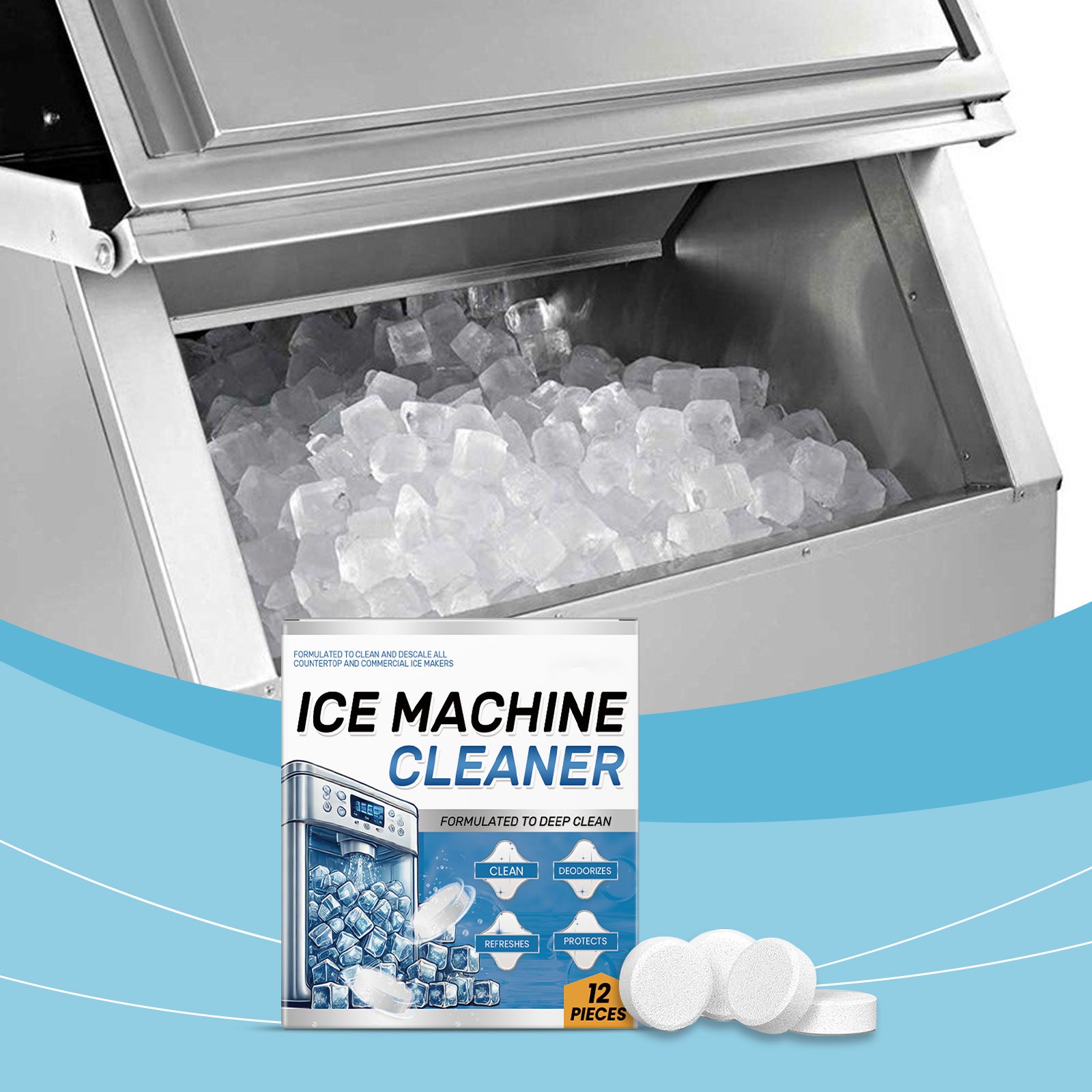 Home Improvement Tools - Ice Machine Cleaning Tablets Home Appliance