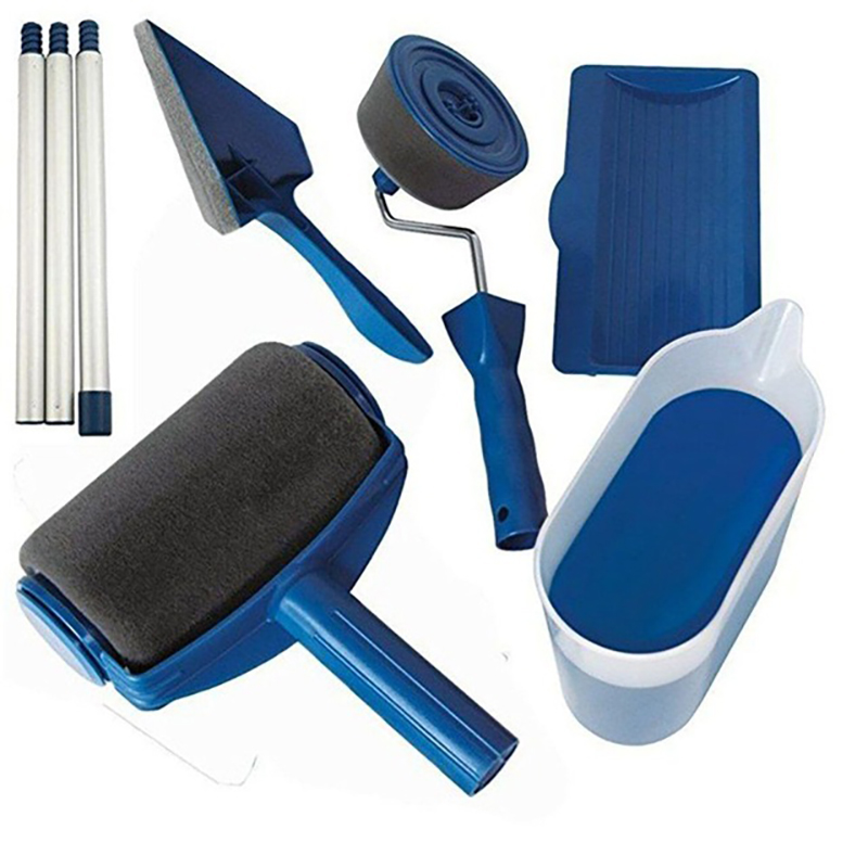 Home Improvement Mall - 8pc/Set Multifunctional Paint Roller Corner Brush