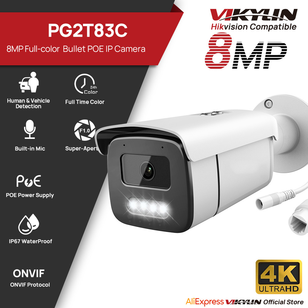 Home Improvement Videos - Vikylin 8MP Full Color Night Vision