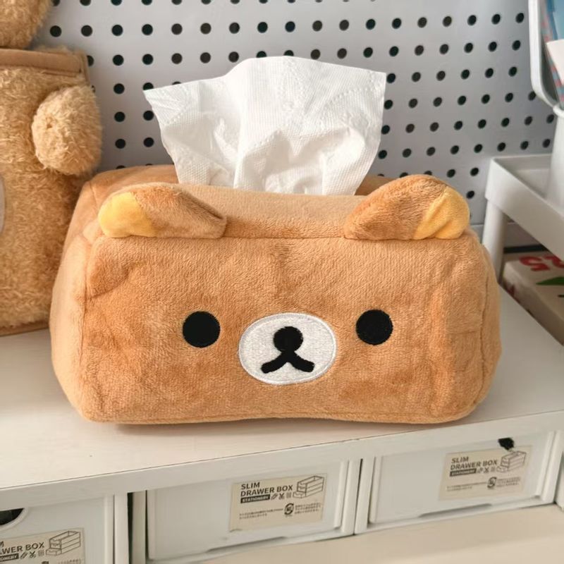 Home Improvement Mall - Cartoon Cute Rilakkuma Bear Plush Tissue