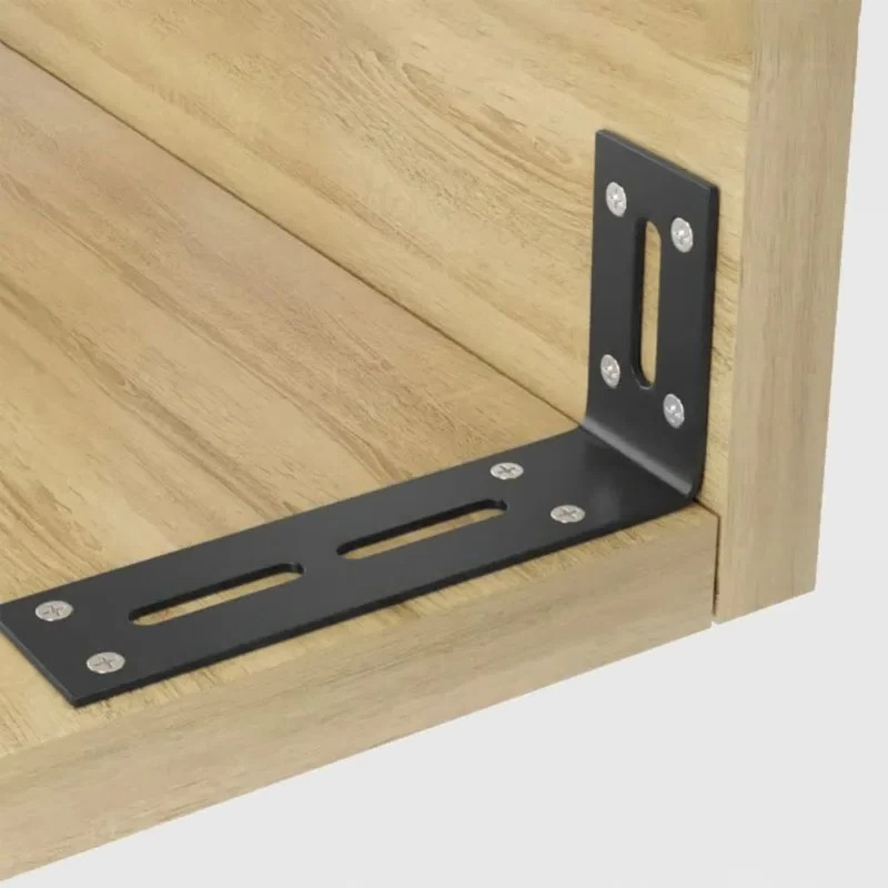 2pcs 90 degree black brackets, - Home Improvement Mall review and price