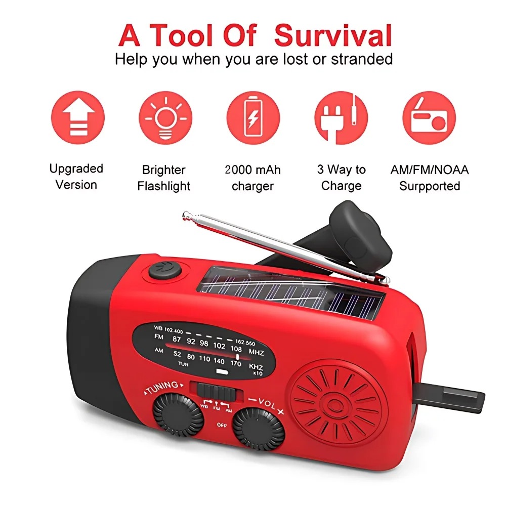 Portable Solar Hand Crank Emer - Home Improvement Show review and price