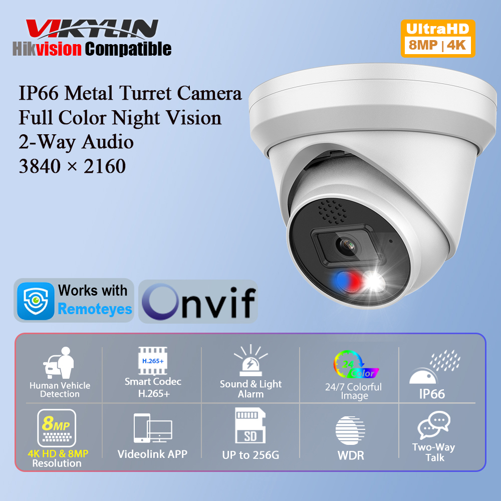 Vikylin 4K 8MP Alarm Full Colo - Home Improvement Videos review and price