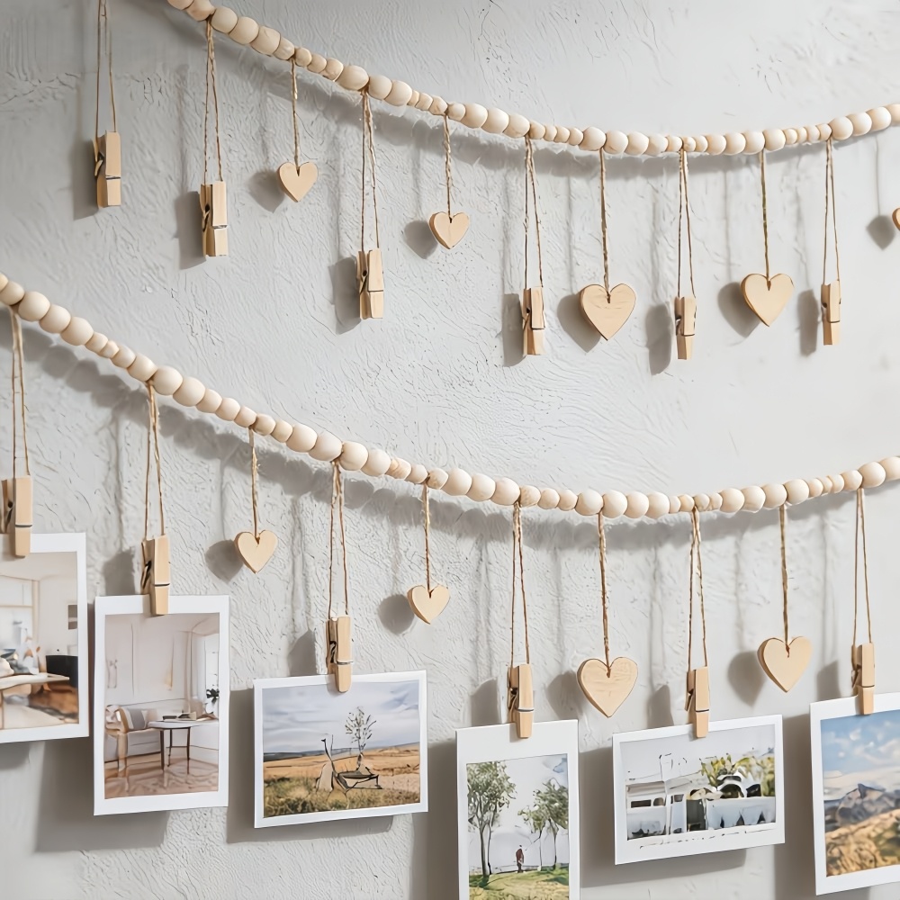 1pc Bead String Photo Storage  - Picture Hanging Strip review and price