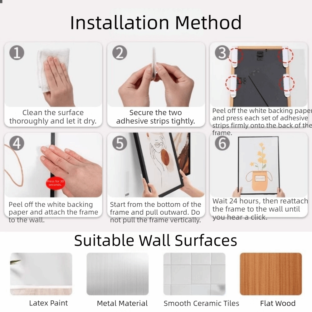 12 Pairs Heavy Duty Picture Ha - Picture Hanging Strip review and price