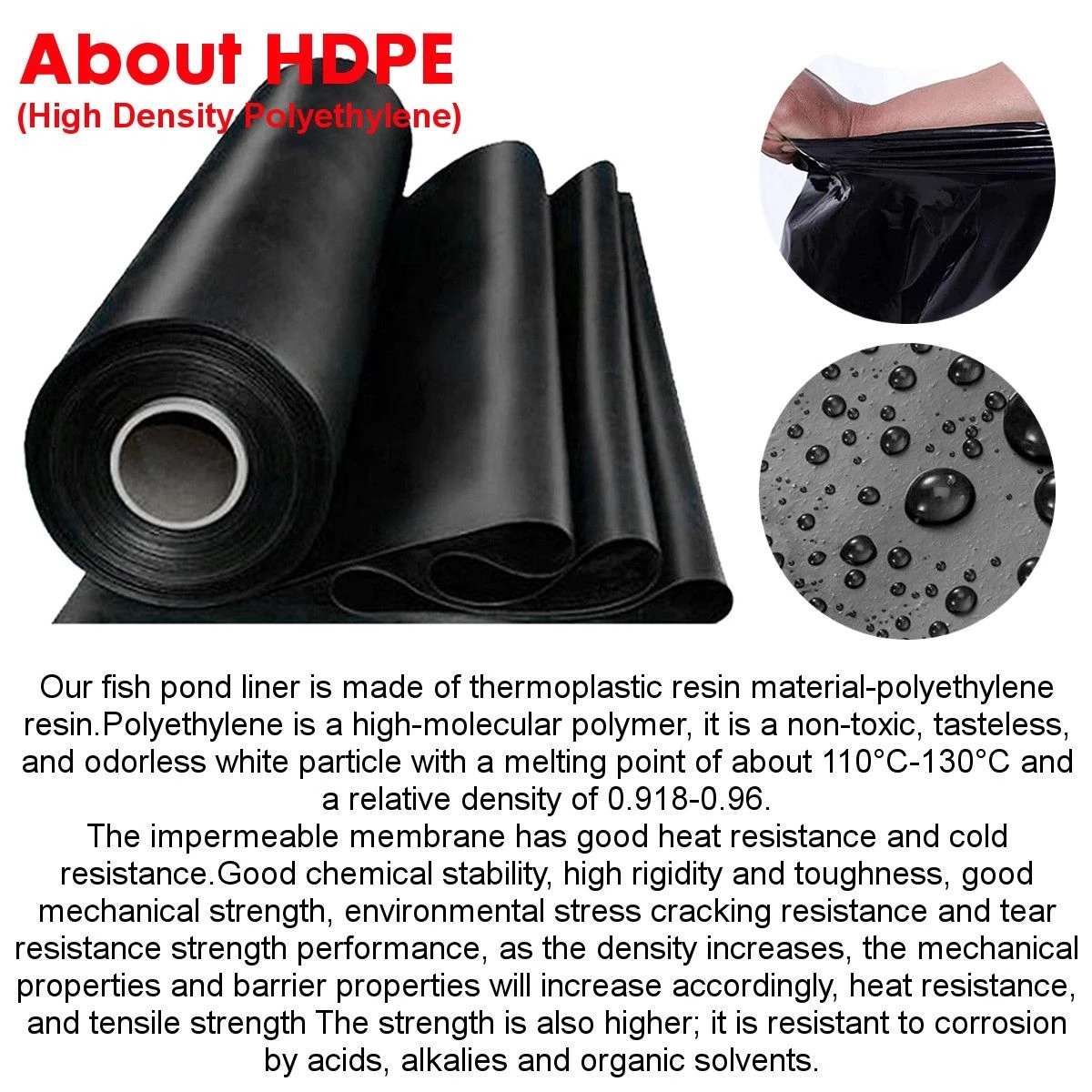 Thick HDPE Waterproof Membrane - Home Improvement Mall review and price