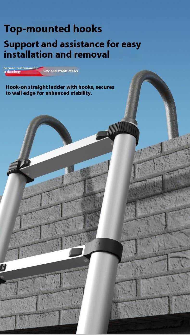 Telescopic straight ladder wit - Home Improvement Mall review and price