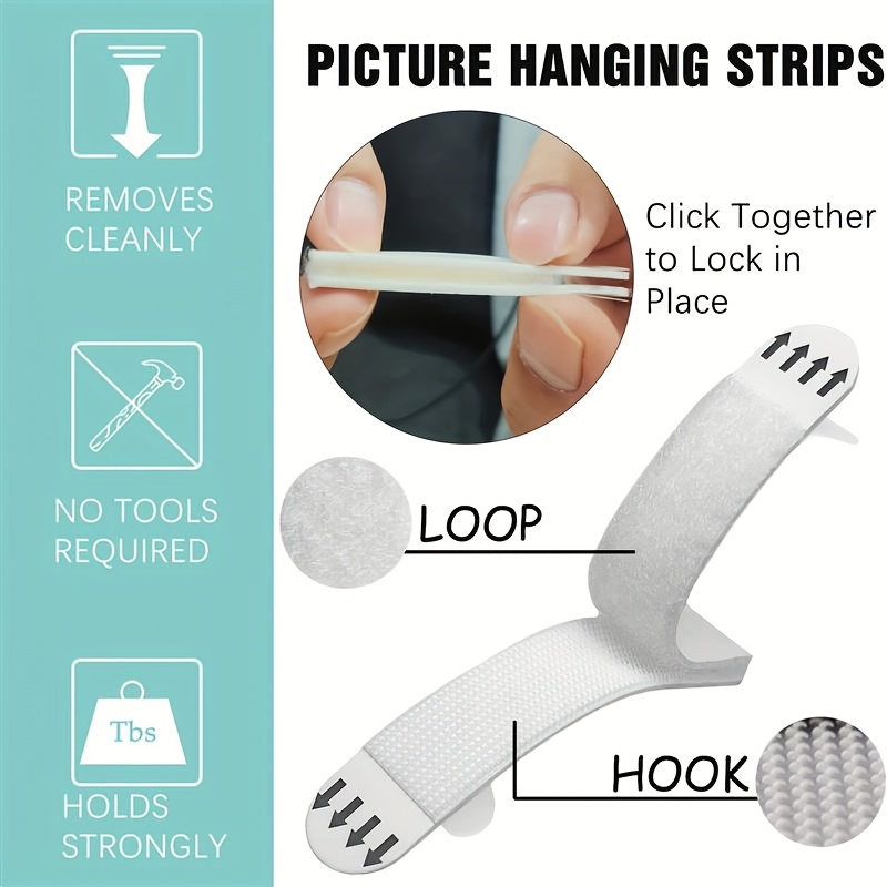 Removable No Residue Hook Loop - Picture Hanging Strip review and price