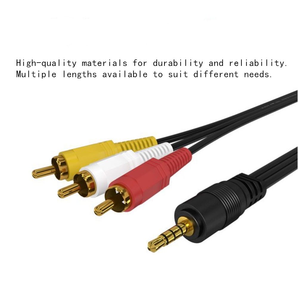 3.5mm to 3 RCA Audio Video Cab - Home Improvement Videos review and price