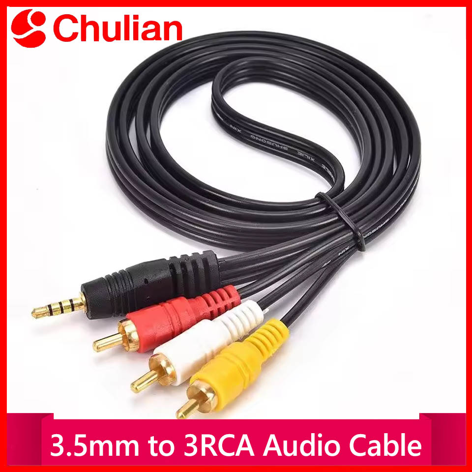 3.5mm to 3 RCA Gold-Plated Aud - Home Improvement Videos review and price