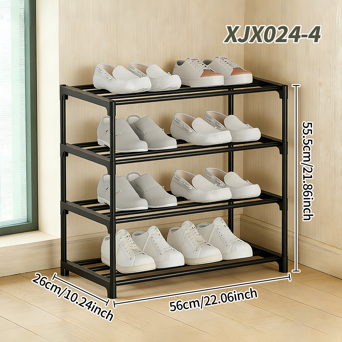 Black Multi-Functional Shoe Ra - Home Improvement Mall review and price