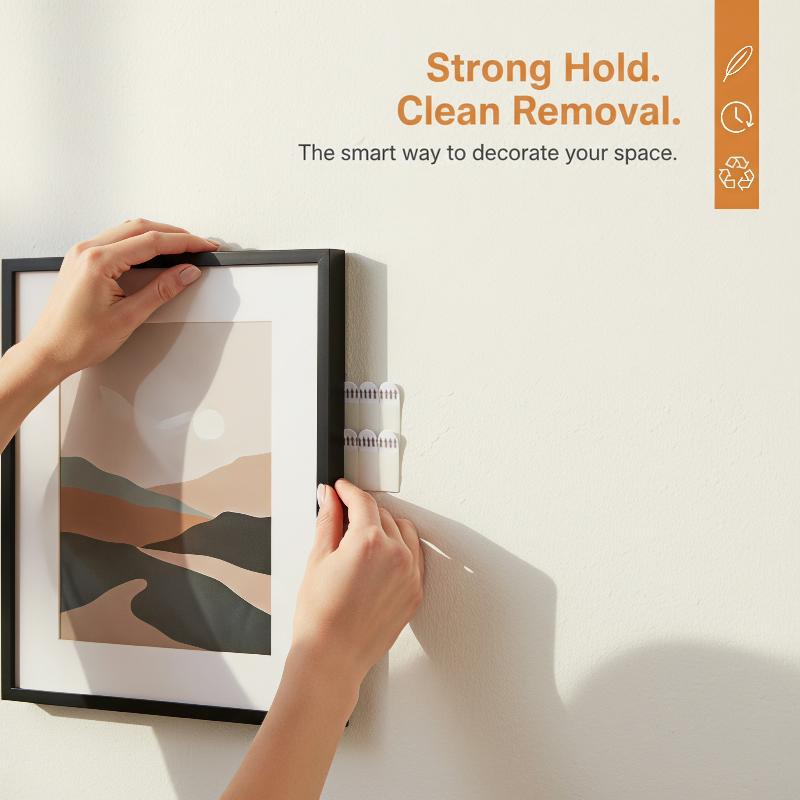 Heavy Duty Non Perforated Hang - Picture Hanging Strip review and price