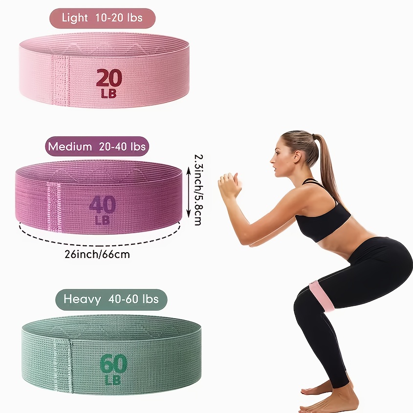 3pcs Fabric Resistance Bands f - Home Improvement Show review and price